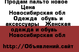 Продам пальто новое › Цена ­ 3 000 - Новосибирская обл. Одежда, обувь и аксессуары » Женская одежда и обувь   . Новосибирская обл.